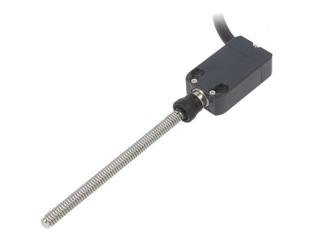 Eindschakelaar; veer met een totale lengte 121,8mm; NO + NC Eindschakelaar; veer met een totale lengte 121,8mm; NO + NC